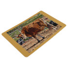 Brown Cow in Bricks Floor/Door Mat