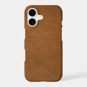 Brown Cowhide Leather Texture Look