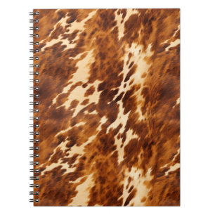 Brown Cowhide Notebook