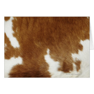 Brown Cowhide Print