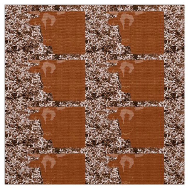 Brown Cows Fabric (Swatch)
