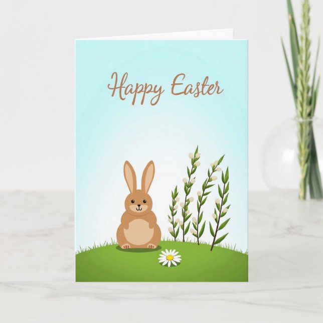 Brown Creature Easter Card (Front)