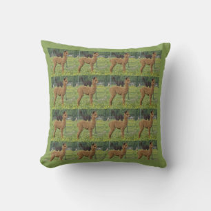 Brown Cria Throw Pillow