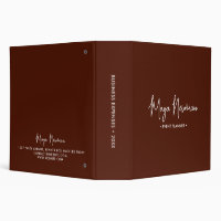 BROWN DARK Modern Minimalist Feminine Monogram