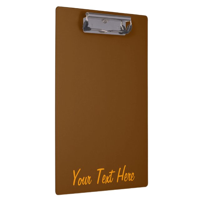 Brown Decor Colour You Can Customize Clipboard (Right)