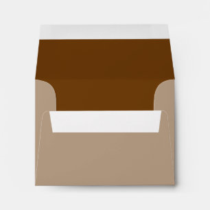 Brown Decor Colour You Can Customize Envelopes