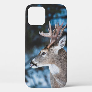BROWN DEER IN TILT SHIFT LENS iPhone 12 CASE