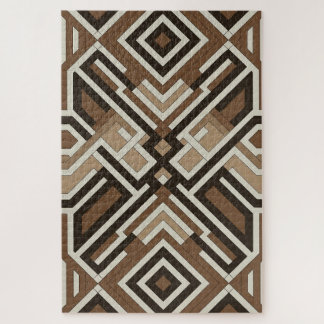 Brown Diamond Maze | Modern Geometric Puzzle