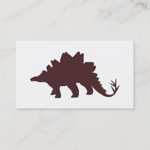 Brown Dinosaur Business Card