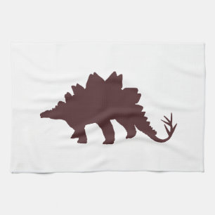 Brown Dinosaur Kitchen Towel