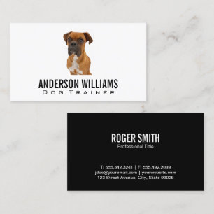 Brown Dog   Dog Training Business Card