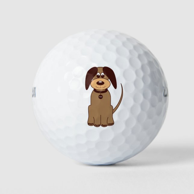Brown Dog Golf Balls (Front)