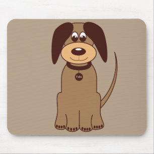 Brown Dog Mouse Pad
