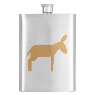 Brown Donkey Hip Flask