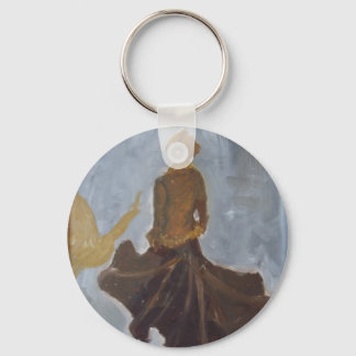 Brown Dress Keychain