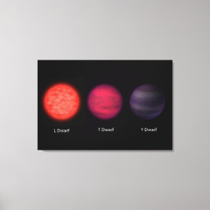 Brown Dwarfs As Seen By An Interstellar Traveller. Canvas Print