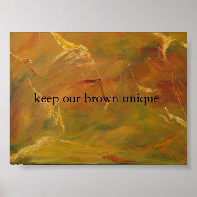                brown earth poster (Front)