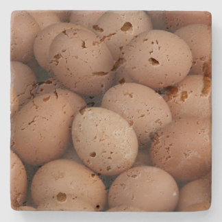 Brown Eggs Stone Coaster