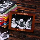 Brown Engraved 5" x 7" Natural Wood Picture Frame
