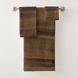 Brown Est Mon Ensemble De Serviettes De Bain Coule