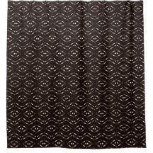 Brown Et Blanc Moderne Tissu De Boue Rideau De Dou