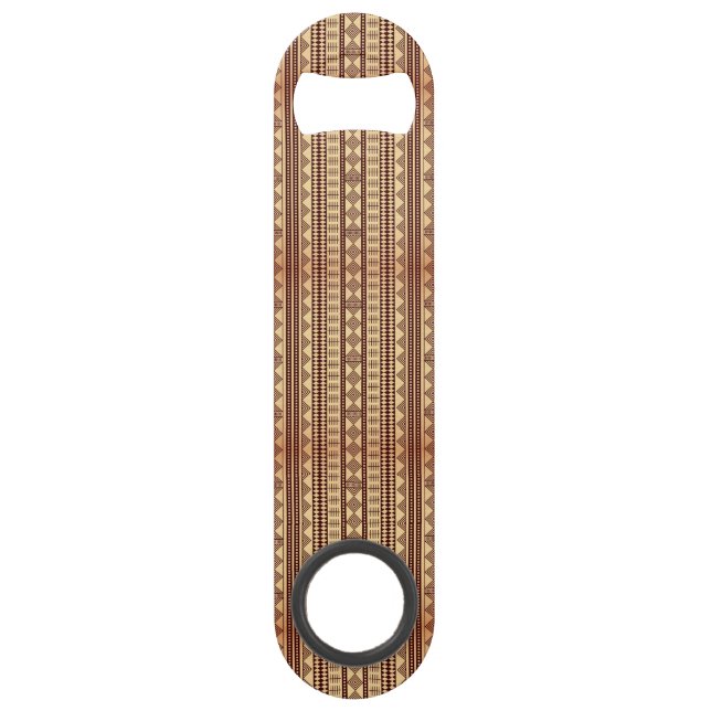 Brown ethnic texture bar key (Front)