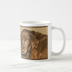 Brown Eyed Golden Irish Dog Coffee Mug