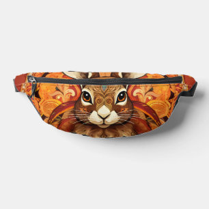 Brown eyed Solarpunk Bunny Fanny Pack