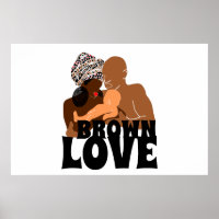 Brown Family African Head Wrap Brown Love