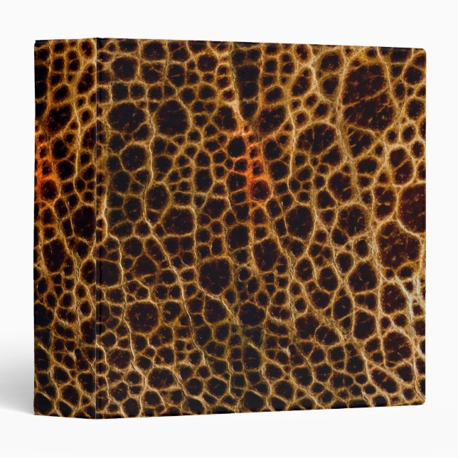 Brown Faux Leather Avery Binder (Front/Spine)