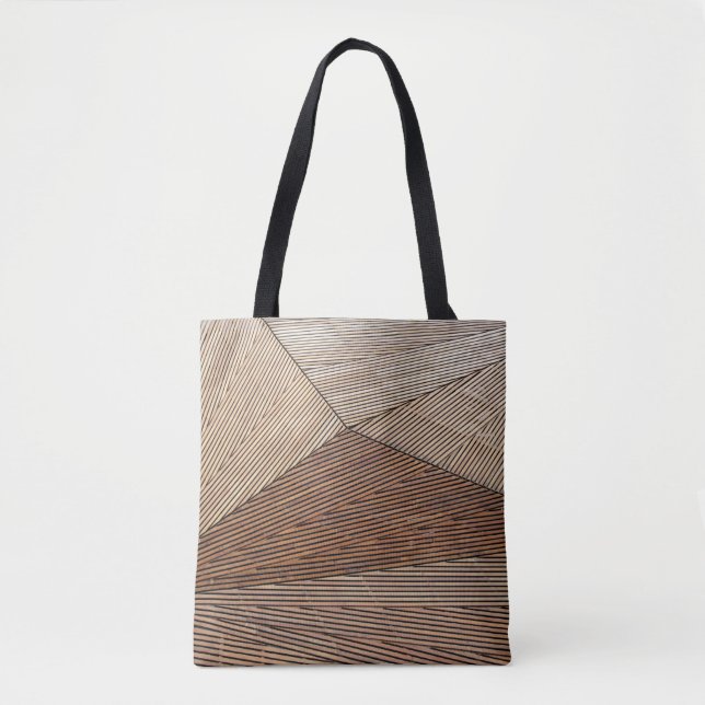 Brown field tote bag (Front)