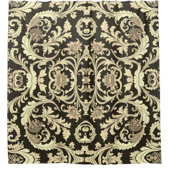 Brown Fleur Antique Pattern (Front)