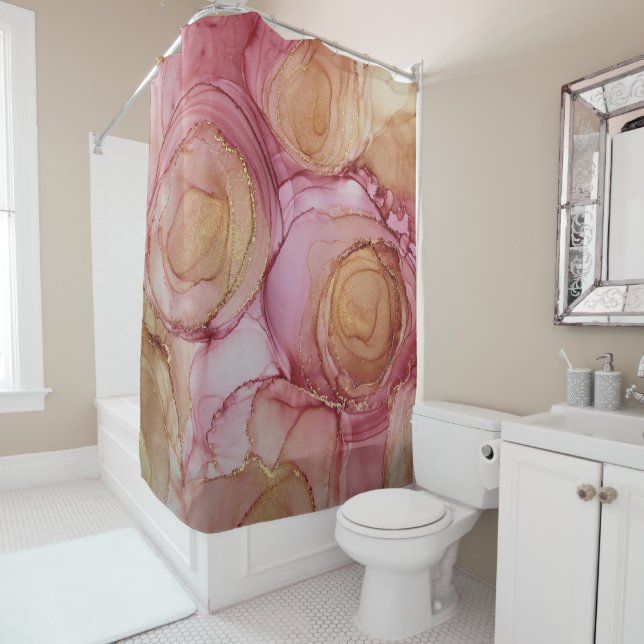 Brown Floral Abstract  (In Situ)