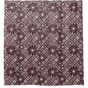 Brown , flower pattern