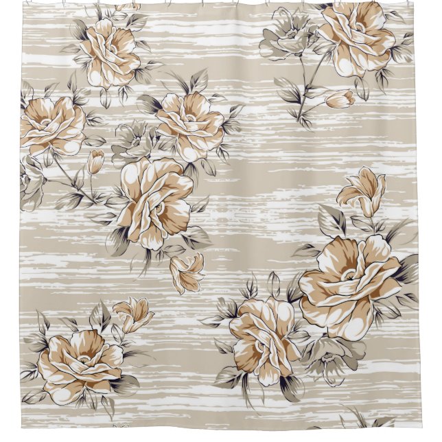 brown flowers pattern on texture backgroundpattern (Front)