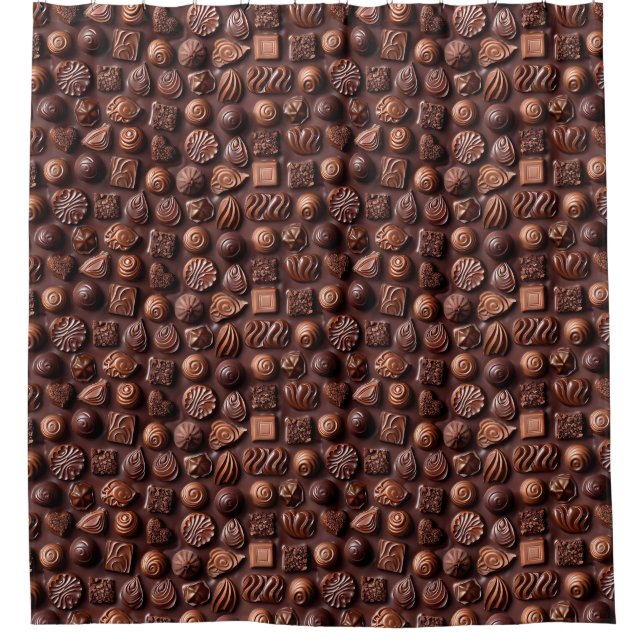 Brown Funny Unique Sweet Chocolate Pattern  (Front)