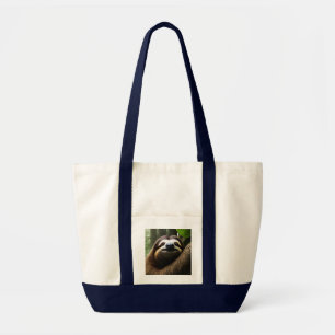 Brown Fuzzy Sloth,  Tote Bag