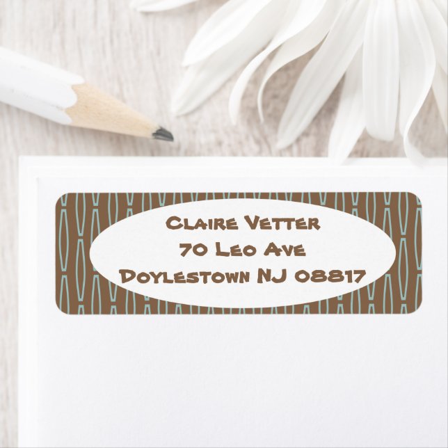 Brown Geometric Repeat  (Insitu)