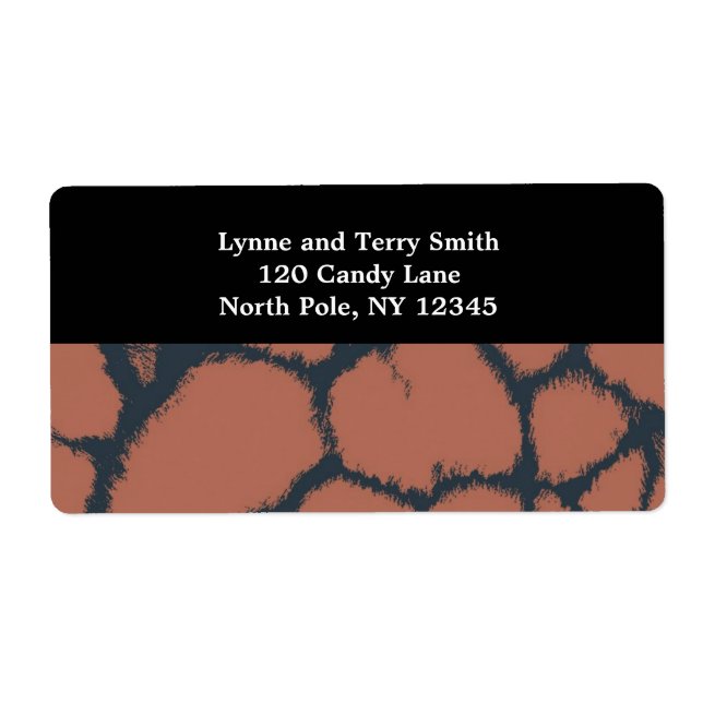 Brown Giraffe Fur Pattern (Front)