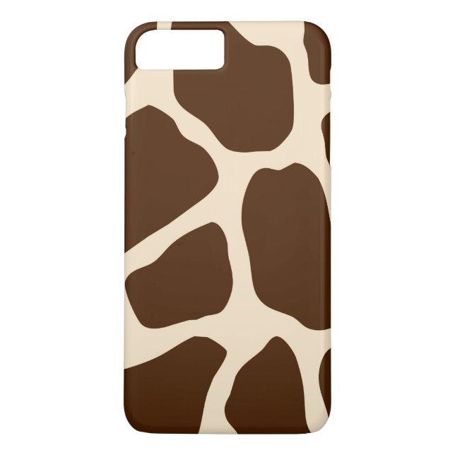 Brown Giraffe Print Case-Mate iPhone Case (Back)