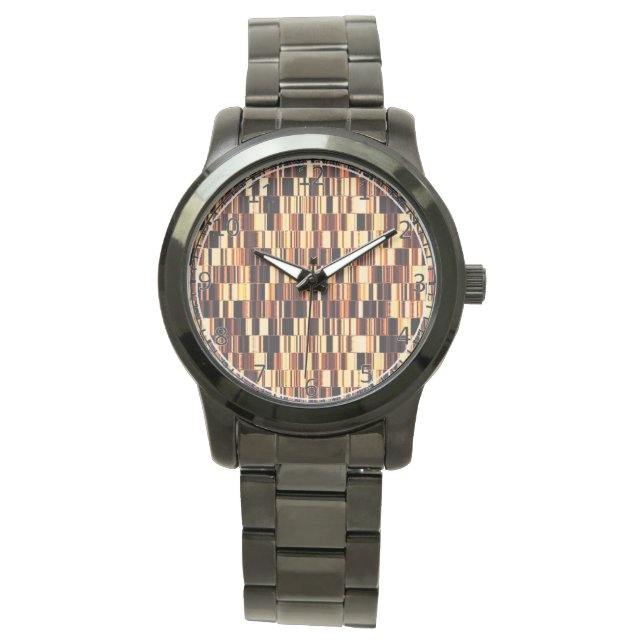 Brown glass pattern watch (Front)