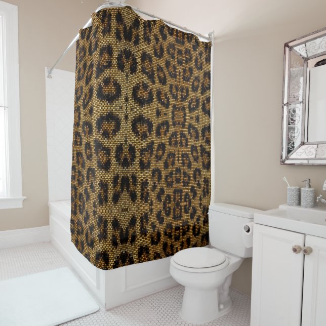 Brown Glittery Leopard Pattern (In Situ)