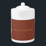 Brown Gold Colours Professional Trendy Your Name<br><div class="desc">This template can be customized to meet all professional occupations.</div>