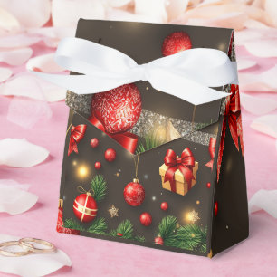 Brown & Gold Favor Box