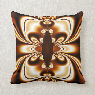 Brown Gold Pillow