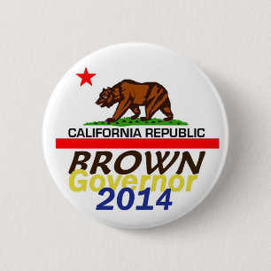 BROWN Governor 2014 Button