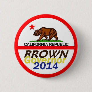 BROWN Governor 2014 Button