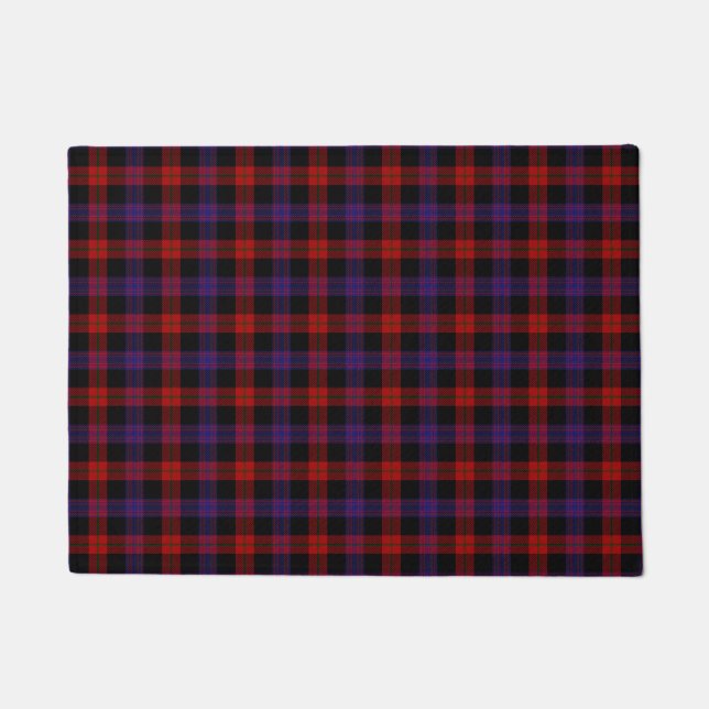 Brown Grady Tartan Doormat (Front)