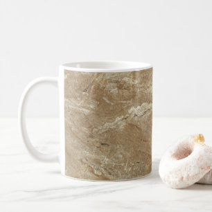 Brown granite coffee mug