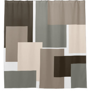 Brown, Gray, Taupe and Ivory Rectangles 